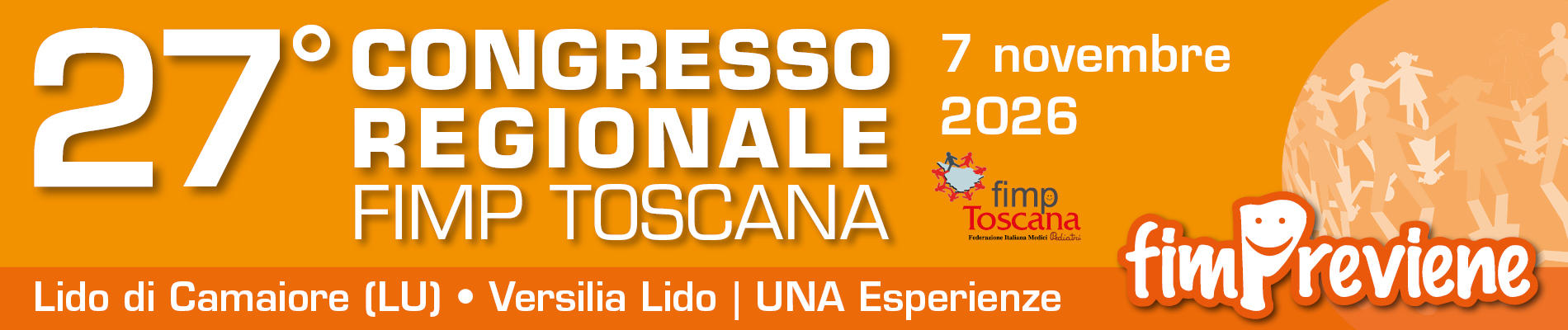 27° Congresso Regionale FIMP Toscana, 7 novembre 2026