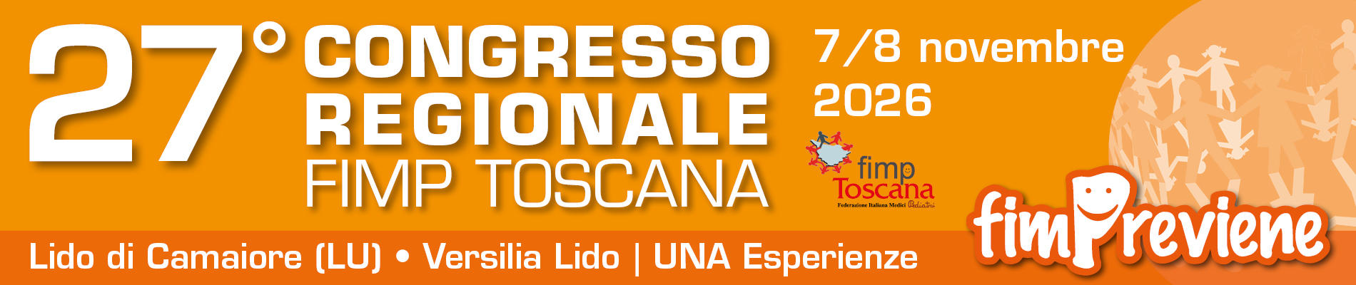 27° Congresso Regionale FIMP Toscana, 7 - 8 novembre 2026